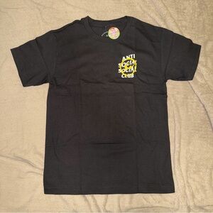 *NWT* Anti Social Club x Fragment Yellow Bolt Tee